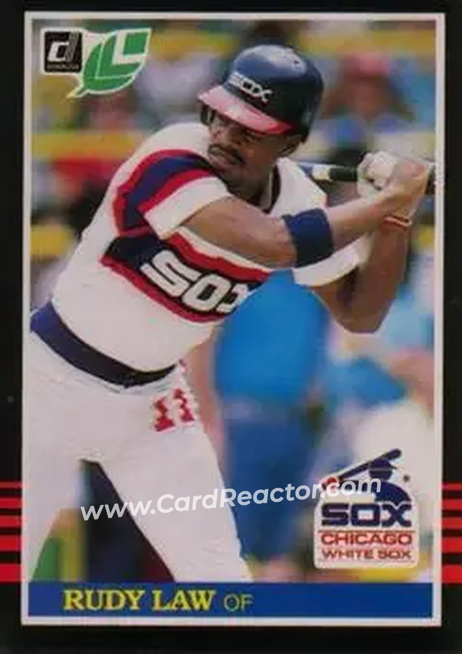 1985 Leaf #117 - Rudy Law - Chicago White Sox - Front 1985 Leaf #117 - Rudy Law - Chicago White Sox - Front