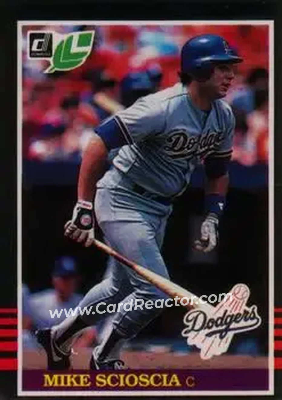 1985 Leaf #118 - Mike Scioscia - Los Angeles Dodgers - Front