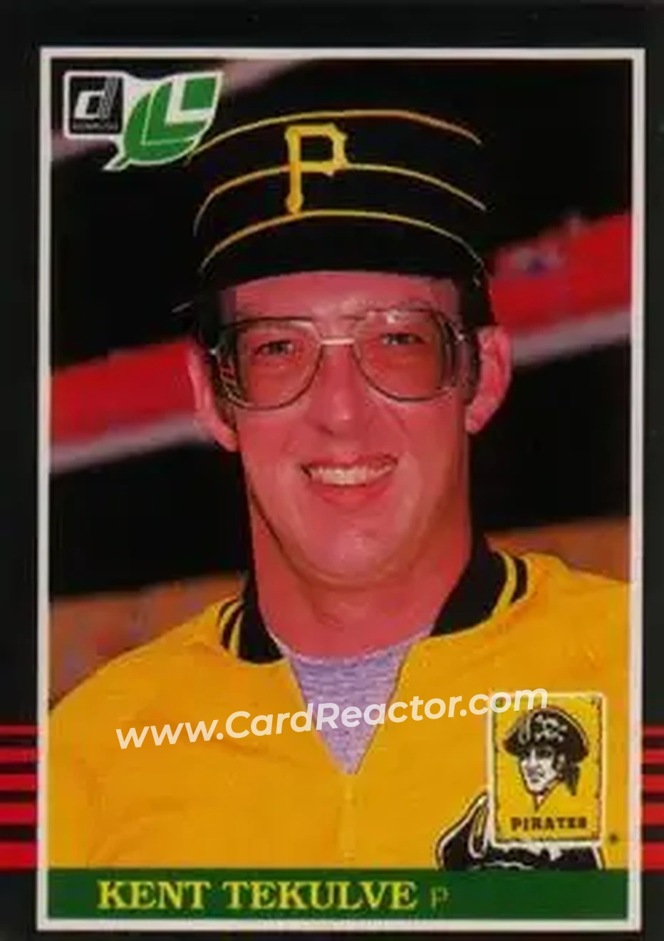 1985 Leaf #119 - Kent Tekulve - Pittsburgh Pirates - Front