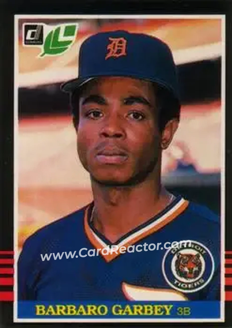 1985 Leaf #121 - Barbaro Garbey - Detroit Tigers - Front