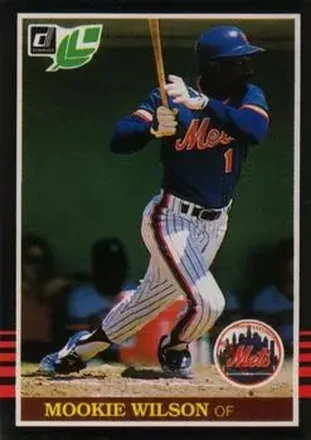 1985 Leaf #122 - Mookie Wilson - New York Mets