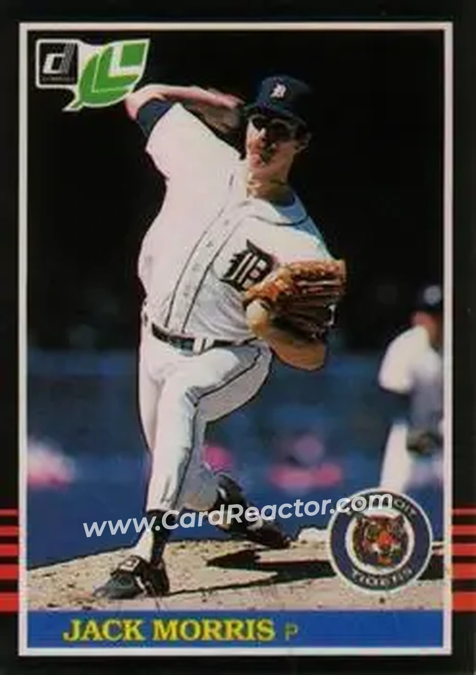 1985 Leaf #142 - Jack Morris - Detroit Tigers - Front