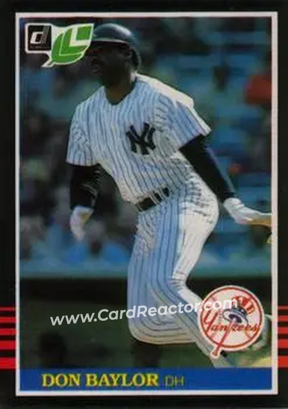 1985 Leaf #146 - Don Baylor - New York Yankees - Front