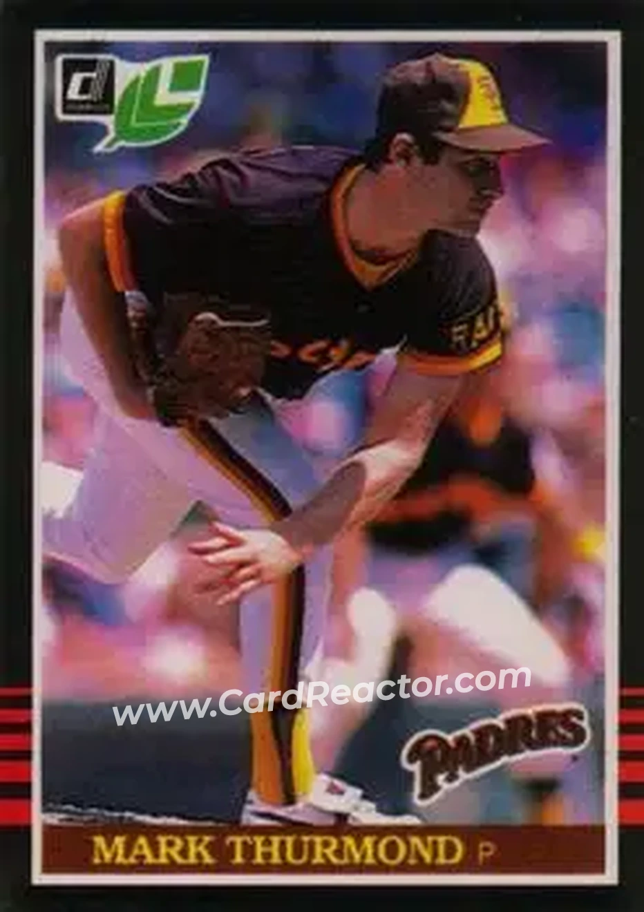 1985 Leaf #149 - Mark Thurmond - San Diego Padres - Front