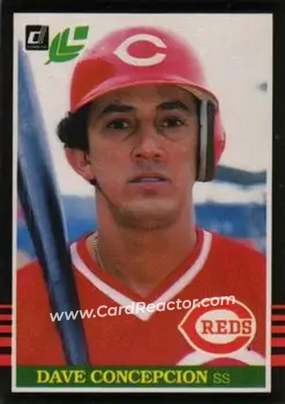 1985 Leaf #131 - Dave Concepcion - Cincinnati Reds - Front
