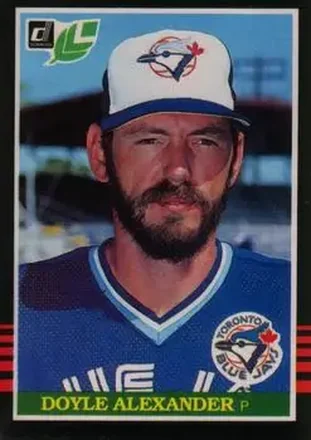 1985 Leaf #134 - Doyle Alexander - Toronto Blue Jays