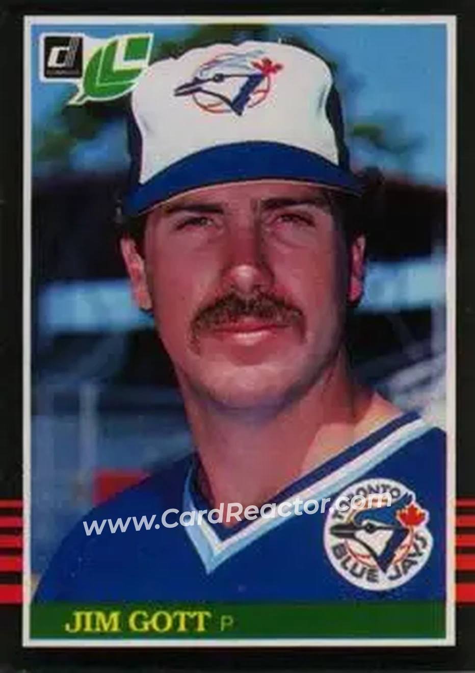 1985 Leaf #136 - Jim Gott - Toronto Blue Jays - Front