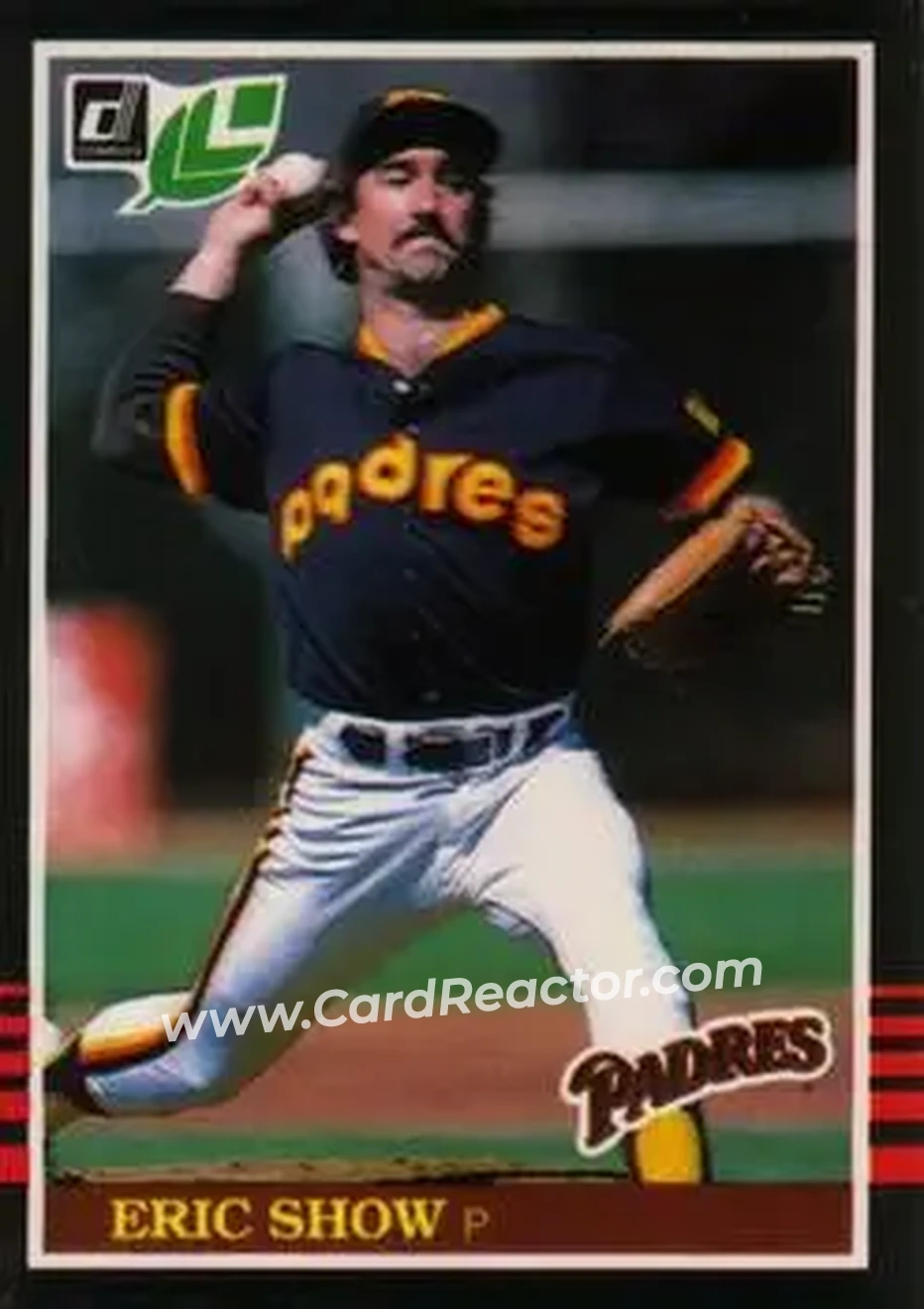 1985 Leaf #137 - Eric Show - San Diego Padres - Front