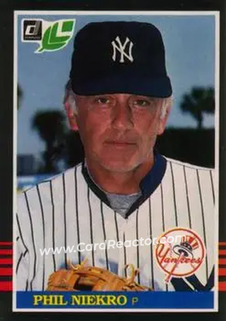1985 Leaf #138 - Phil Niekro - New York Yankees - Front