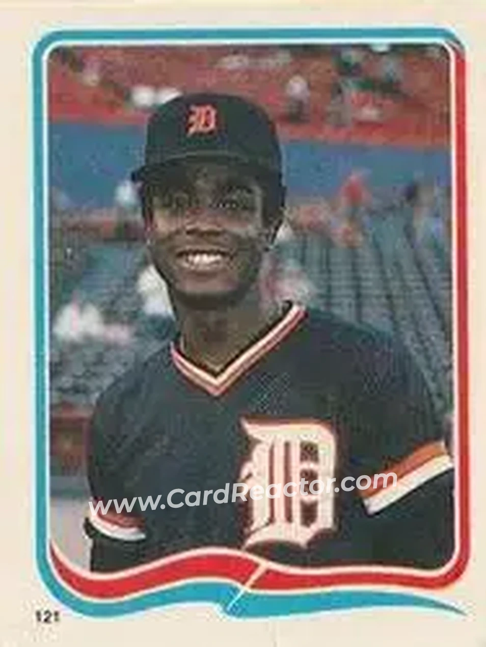 1985 Fleer Star Stickers #121 - Barbaro Garbey - Detroit Tigers - Front