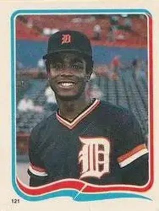 1985 Fleer Star Stickers #121 - Barbaro Garbey - Detroit Tigers