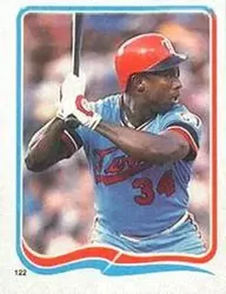 1985 Fleer Star Stickers #122 Kirby Puckett