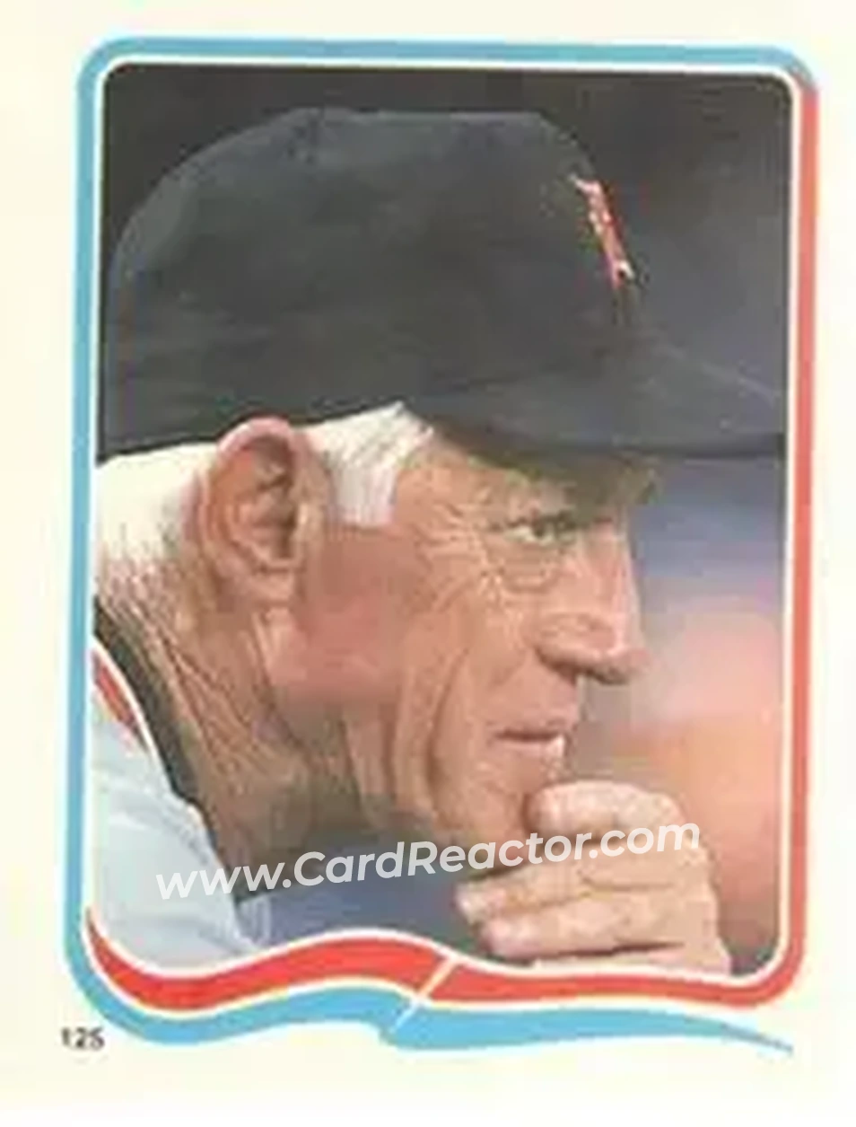 1985 Fleer Star Stickers #125 - George Anderson - Detroit Tigers - Front