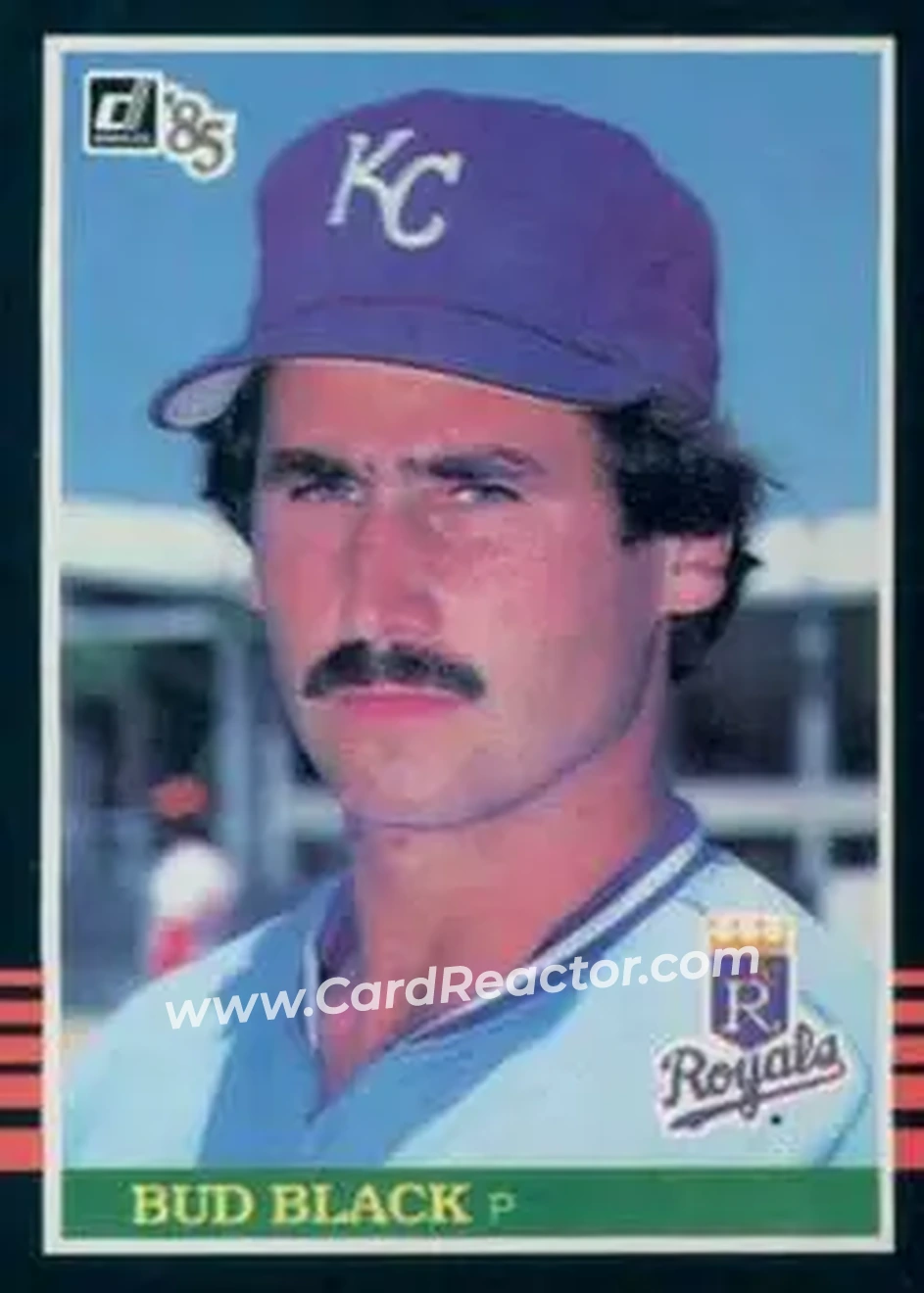 1985 Donruss #100 - Bud Black - Kansas City Royals - Front