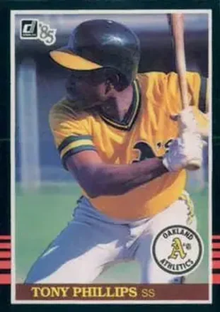1985 Donruss #101 - Tony Phillips - Oakland Athletics 1985 Donruss #101 - Tony Phillips - Oakland Athletics