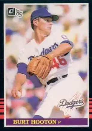 1985 Donruss #104 - Burt Hooton - Los Angeles Dodgers 1985 Donruss #104 - Burt Hooton - Los Angeles Dodgers