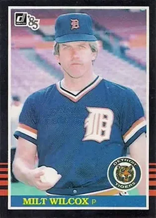 1985 Donruss #105 - Milt Wilcox - Detroit Tigers