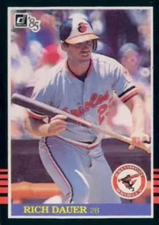1985 Donruss #106 - Rich Dauer - Baltimore Orioles