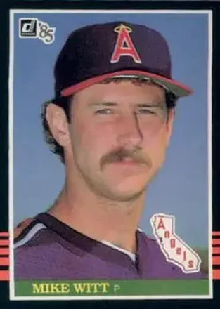 1985 Donruss #108 - Mike Witt - California Angels 1985 Donruss #108 - Mike Witt - California Angels