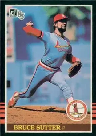 1985 Donruss #109 - Bruce Sutter - St. Louis Cardinals