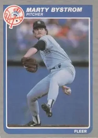 1985 Fleer #122 - Marty Bystrom - New York Yankees 1985 Fleer #122 - Marty Bystrom - New York Yankees