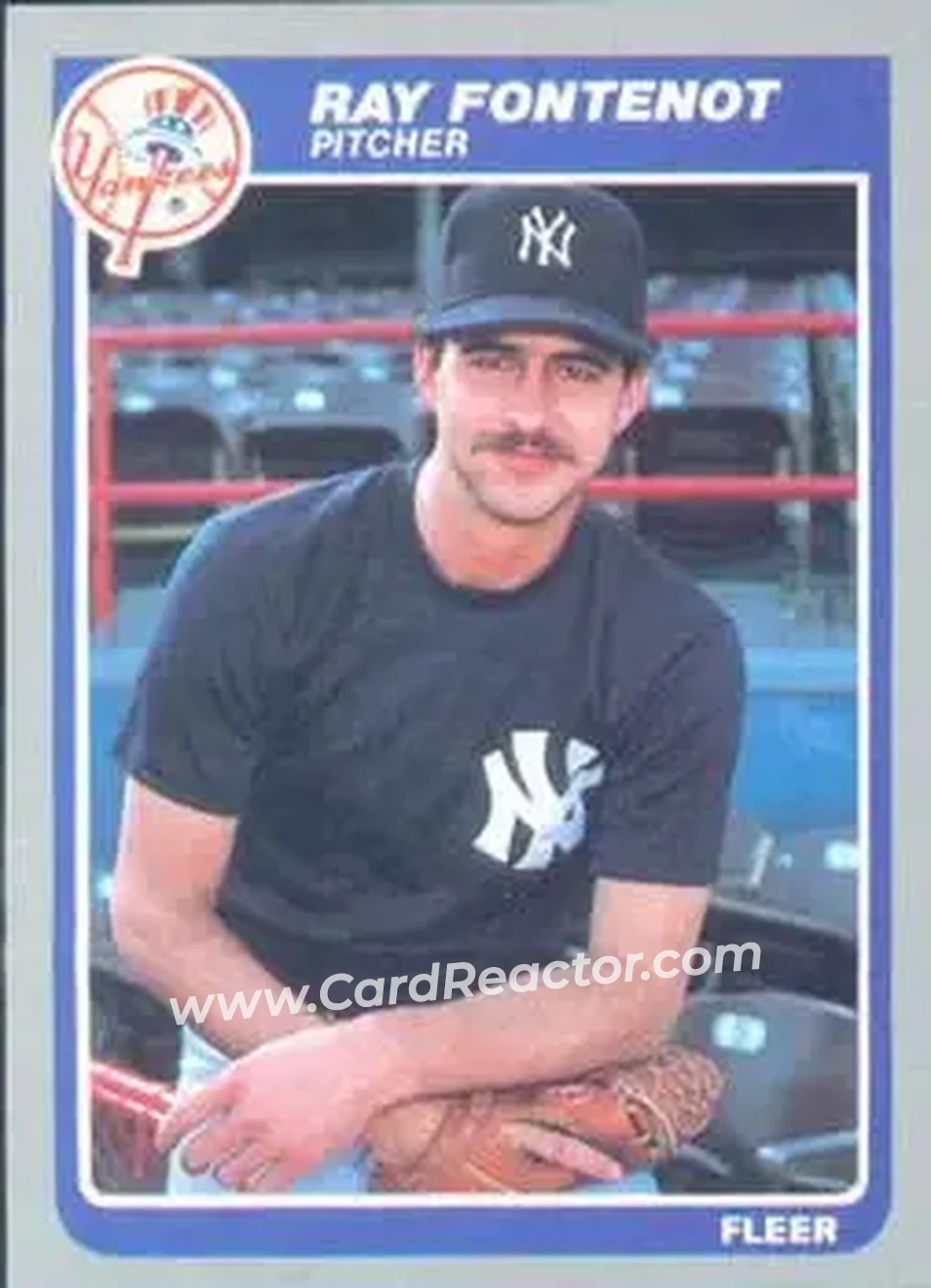 1985 Fleer #127 - Ray Fontenot - New York Yankees - Front 1985 Fleer #127 - Ray Fontenot - New York Yankees - Front