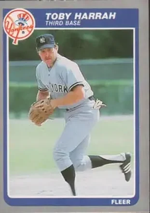 1985 Fleer #130 - Toby Harrah - New York Yankees