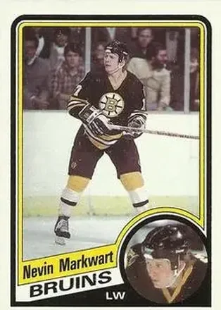 1984-85 Topps #7 - Nevin Markwart - Boston Bruins