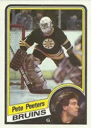 1984-85 Topps #12 - Pete Peeters - Boston Bruins 1984-85 Topps #12 - Pete Peeters - Boston Bruins