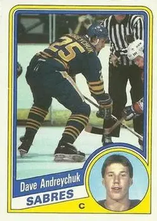 1984-85 Topps #13 - Dave Andreychuk - Buffalo Sabres 1984-85 Topps #13 - Dave Andreychuk - Buffalo Sabres