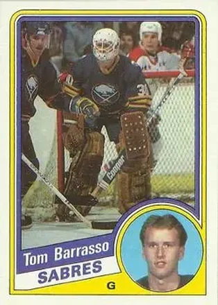 1984-85 Topps #14 - Tom Barrasso - Buffalo Sabres 1984-85 Topps #14 - Tom Barrasso - Buffalo Sabres