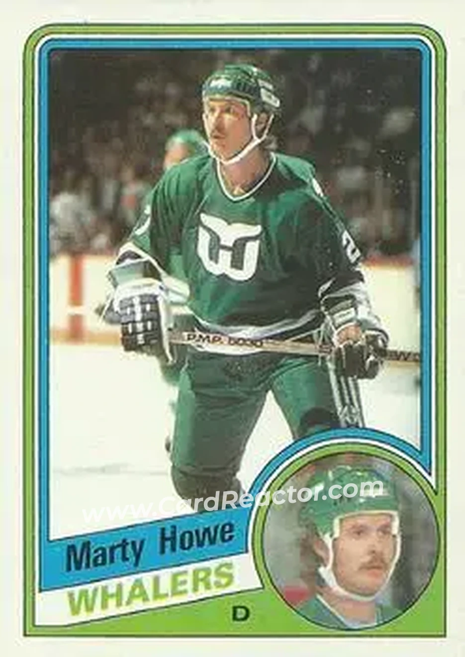 1984-85 Topps #55 - Marty Howe - Hartford Whalers - Front