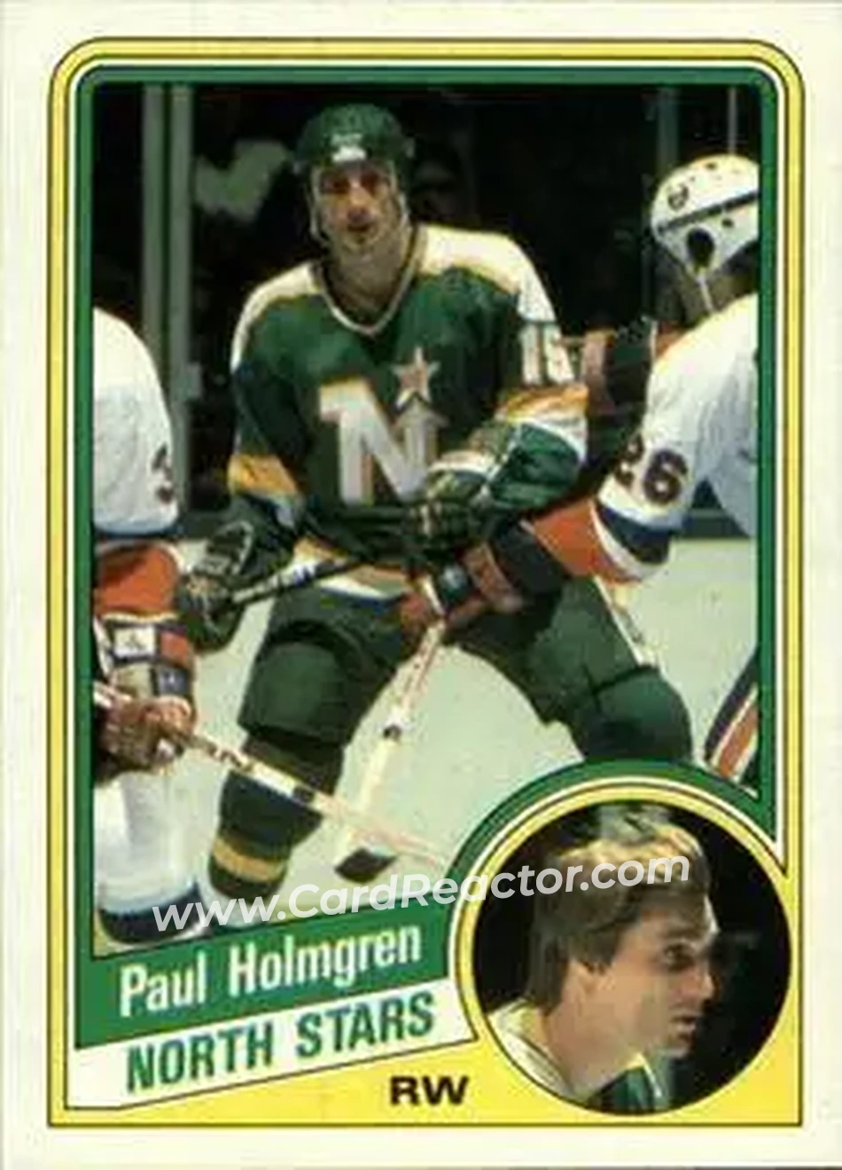 1984-85 Topps #74 - Paul Holmgren - Minnesota North Stars - Front 1984-85 Topps #74 - Paul Holmgren - Minnesota North Stars - Front