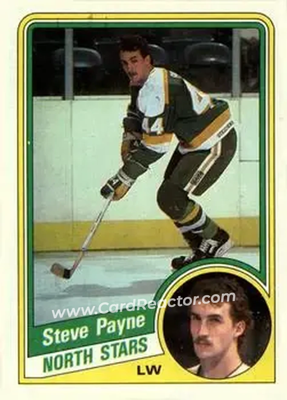 1984-85 Topps #80 - Steve Payne - Minnesota North Stars - Front