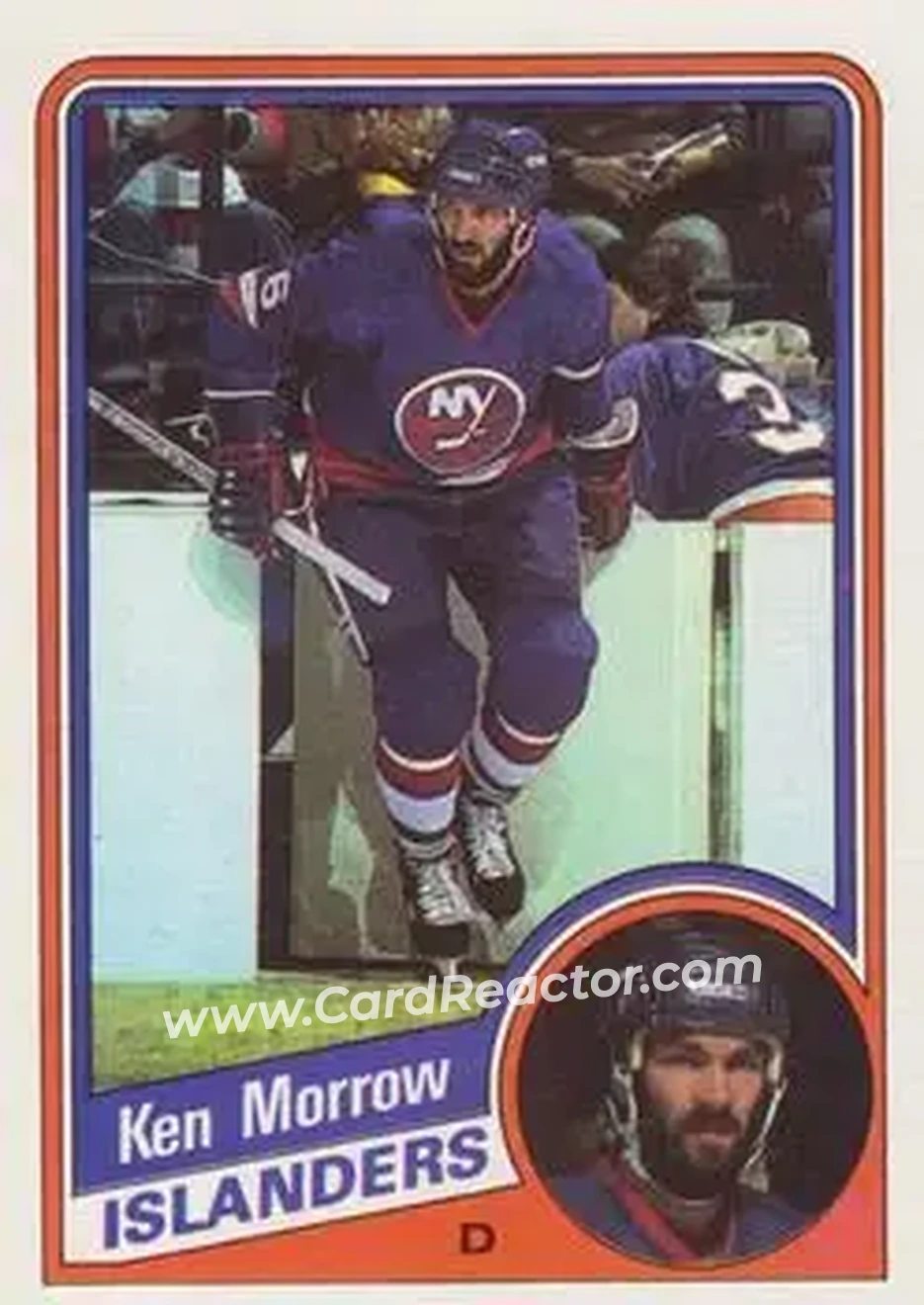 1984-85 Topps #97 - Ken Morrow - New York Islanders - Front