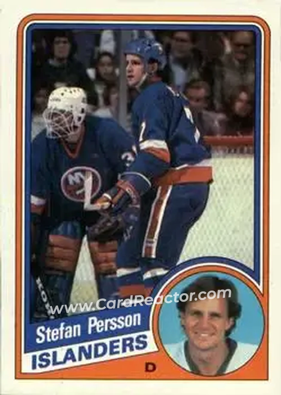 1984-85 Topps #99 - Stefan Persson - New York Islanders - Front