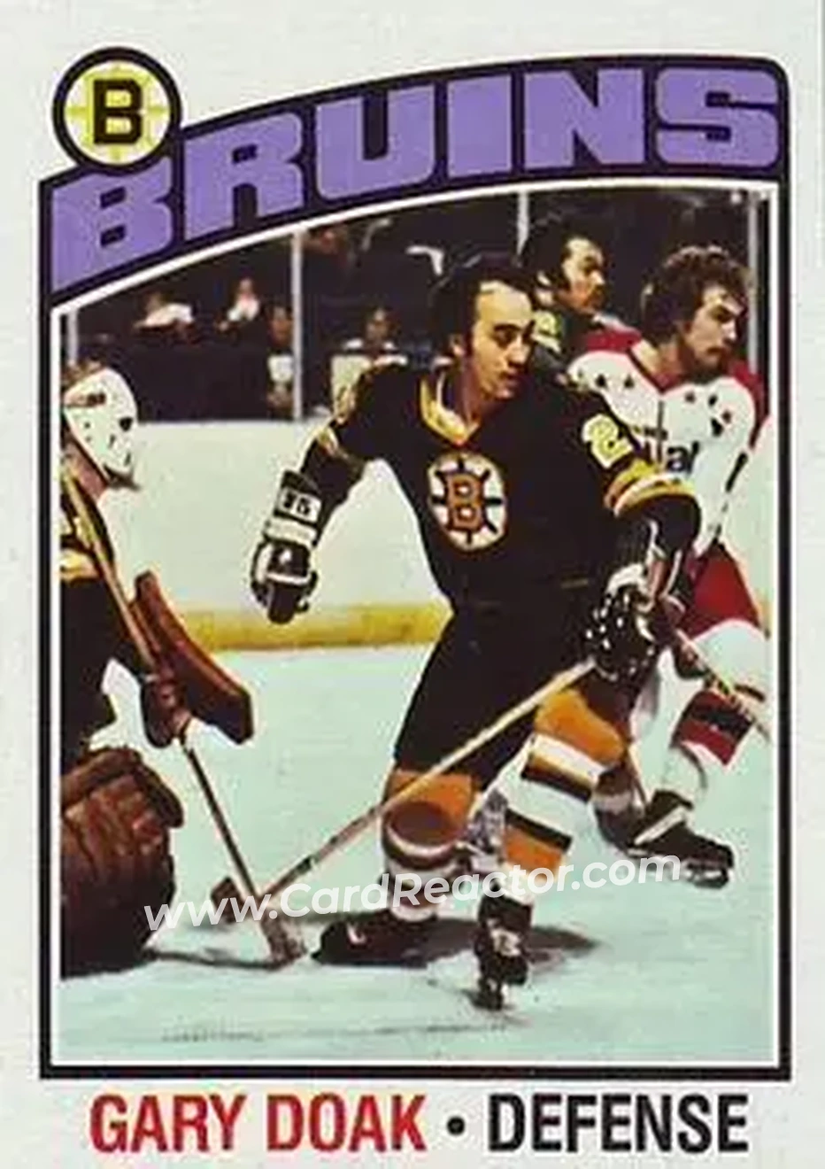1976-77 Topps #7 - Gary Doak - Boston Bruins - Front