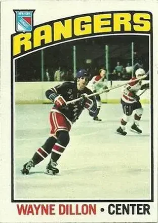 1976-77 Topps #9 - Wayne Dillon - New York Rangers 1976-77 Topps #9 - Wayne Dillon - New York Rangers