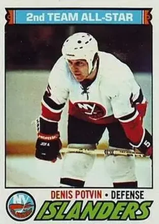 1977-78 Topps #10 - Denis Potvin - New York Islanders 1977-78 Topps #10 - Denis Potvin - New York Islanders