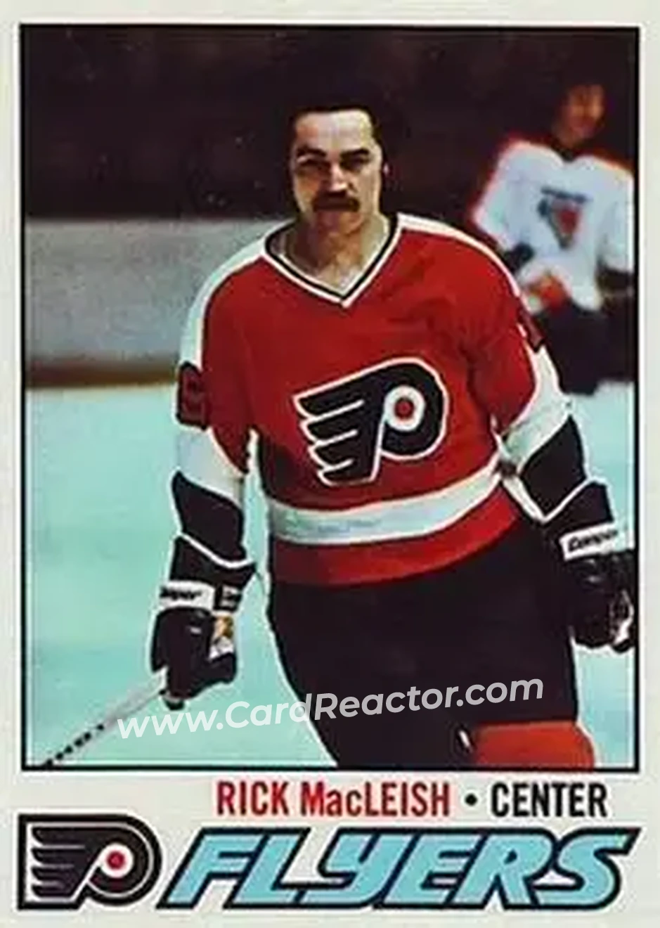 1977-78 Topps #15 - Rick MacLeish - Philadelphia Flyers - Front 1977-78 Topps #15 - Rick MacLeish - Philadelphia Flyers - Front