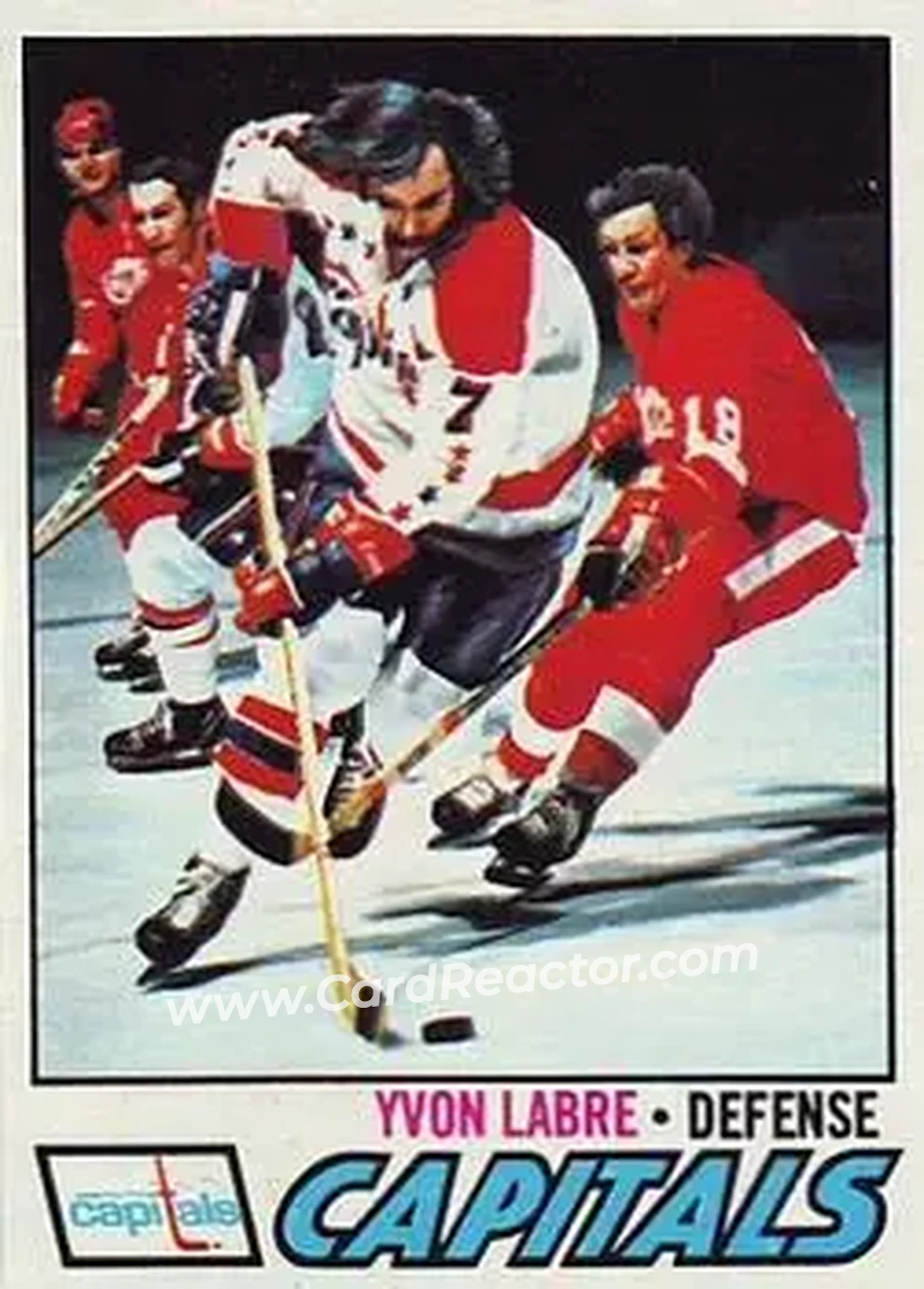 1977-78 Topps #31 - Yvon Labre - Washington Capitals - Front