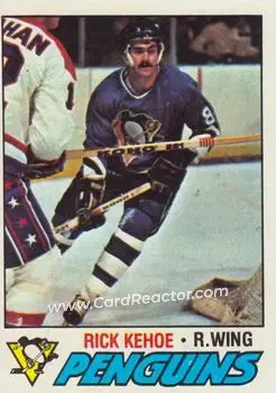 1977-78 Topps #33 - Rick Kehoe - Pittsburgh Penguins - Front 1977-78 Topps #33 - Rick Kehoe - Pittsburgh Penguins - Front