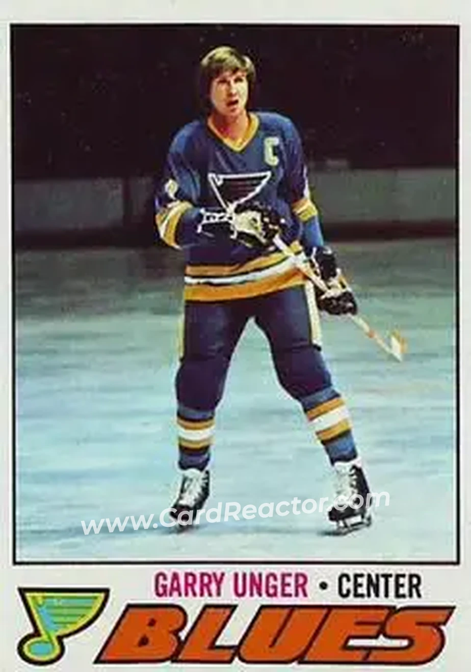 1977-78 Topps #35 - Garry Unger - St. Louis Blues - Front 1977-78 Topps #35 - Garry Unger - St. Louis Blues - Front