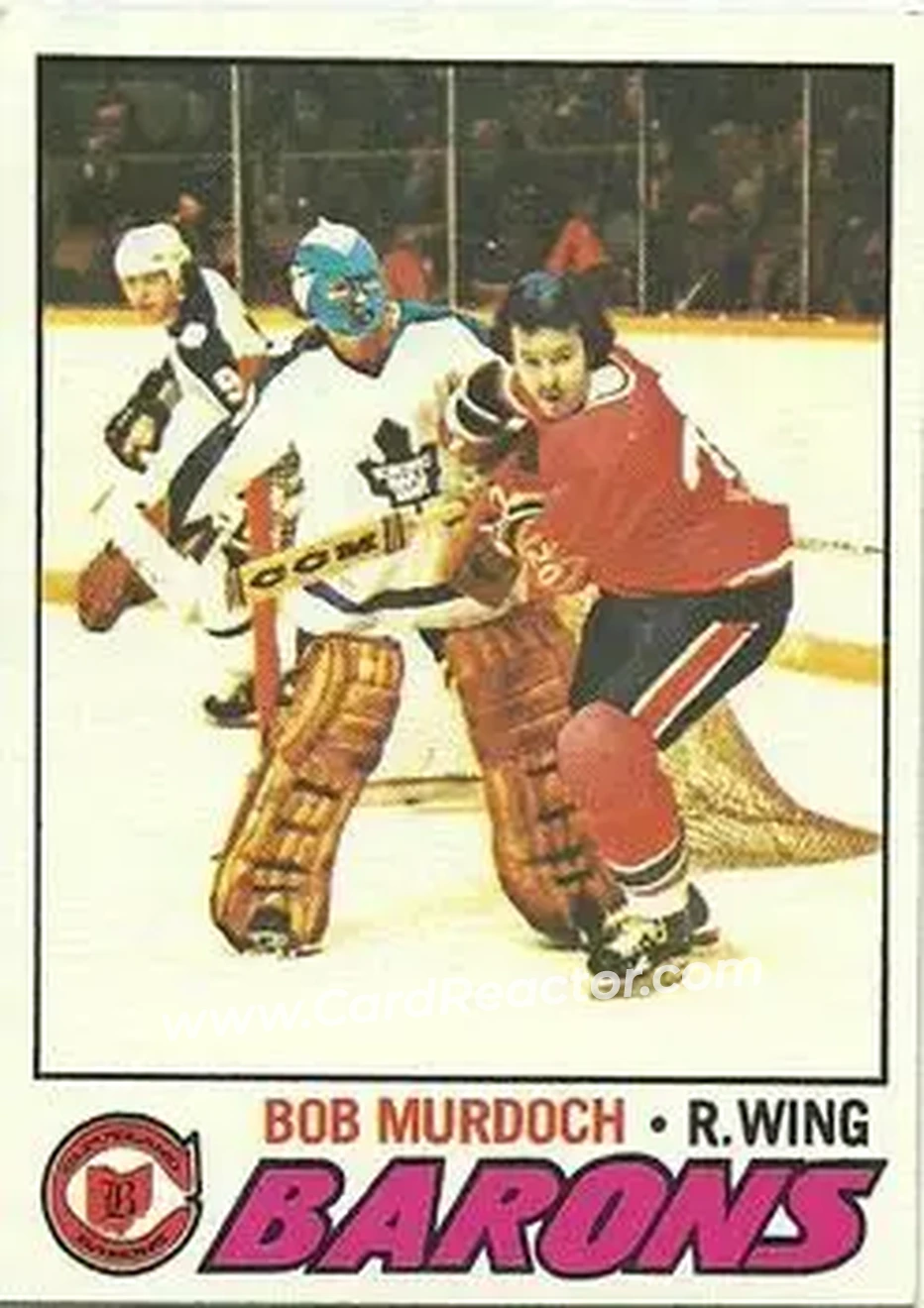 1977-78 Topps #39 - Bob Murdoch - Cleveland Barons - Front 1977-78 Topps #39 - Bob Murdoch - Cleveland Barons - Front