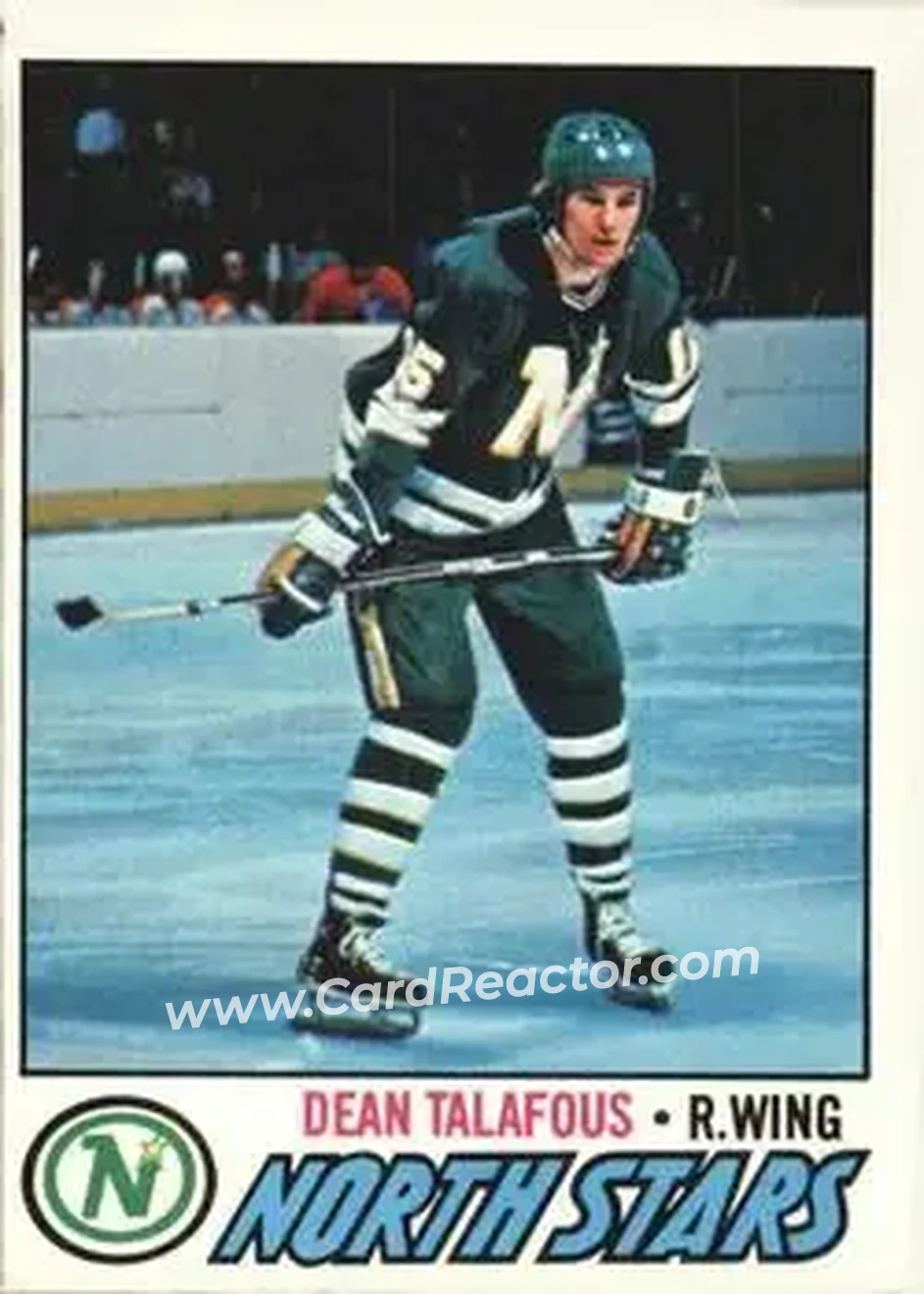 1977-78 Topps #49 - Dean Talafous - Minnesota North Stars - Front 1977-78 Topps #49 - Dean Talafous - Minnesota North Stars - Front