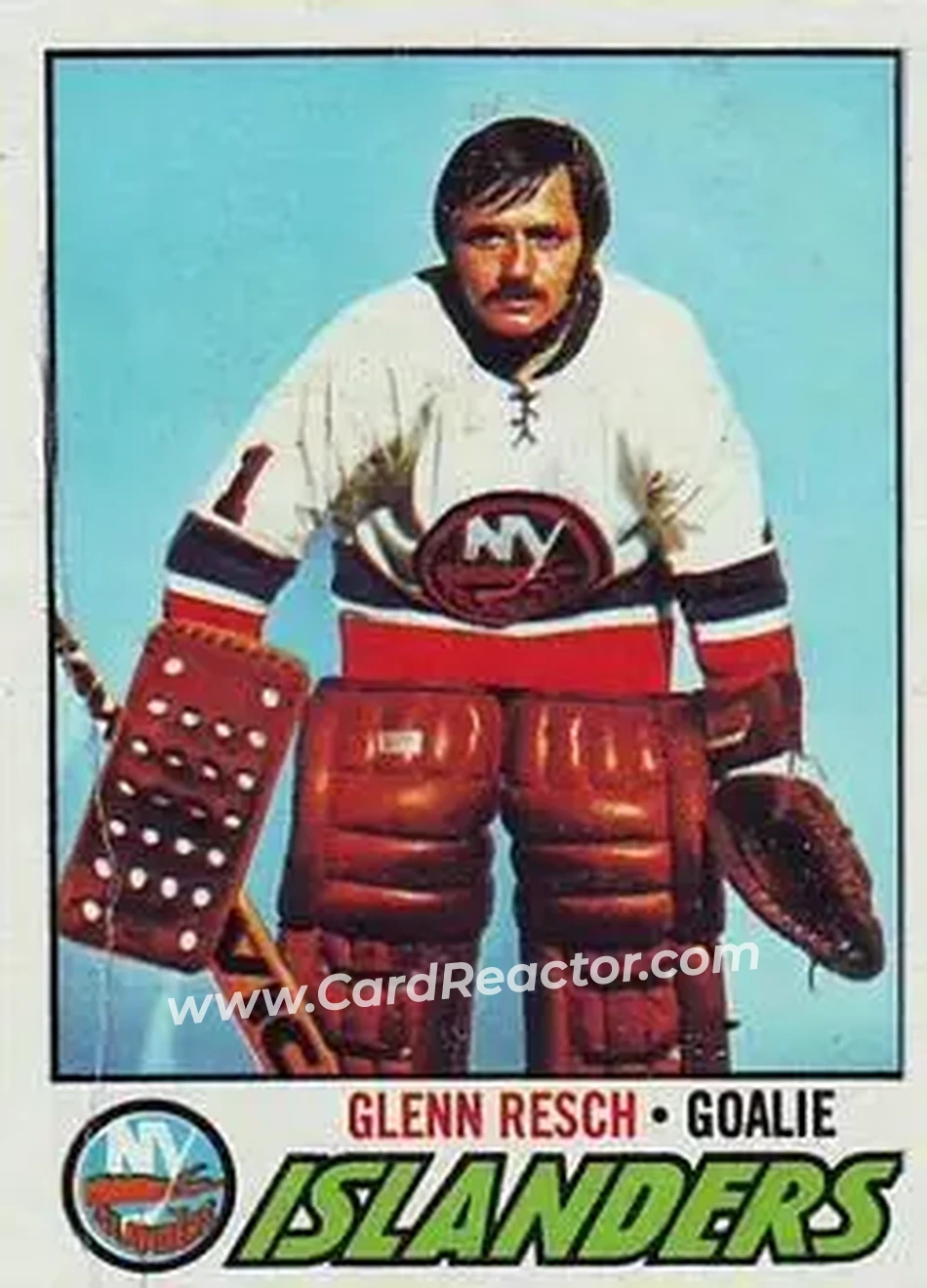 1977-78 Topps #50 - Glenn Resch - New York Islanders - Front 1977-78 Topps #50 - Glenn Resch - New York Islanders - Front