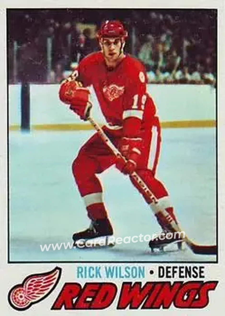 1977-78 Topps #57 - Rick Wilson - Detroit Red Wings - Front