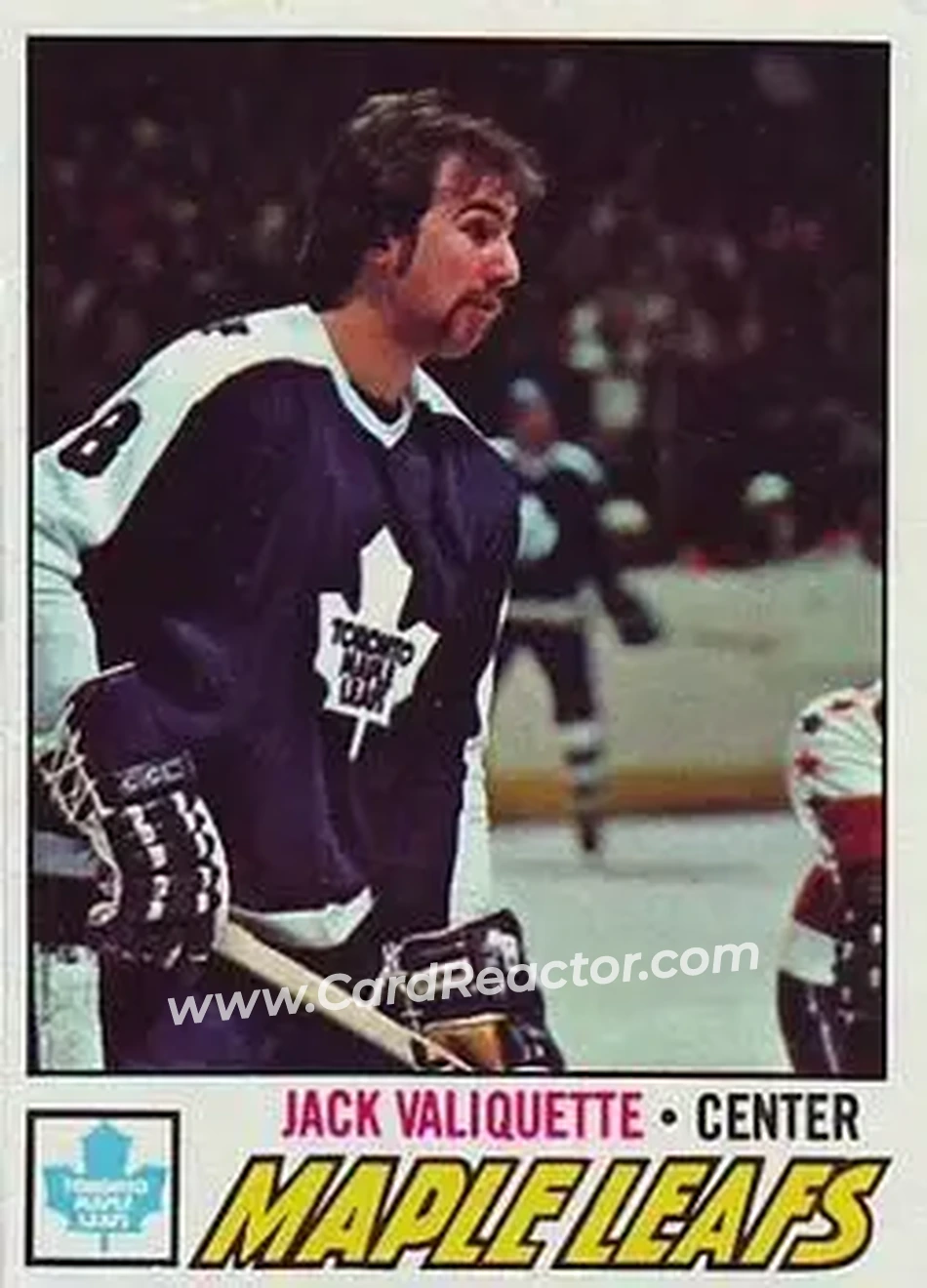1977-78 Topps #64 - Jack Valiquette - Toronto Maple Leafs - Front