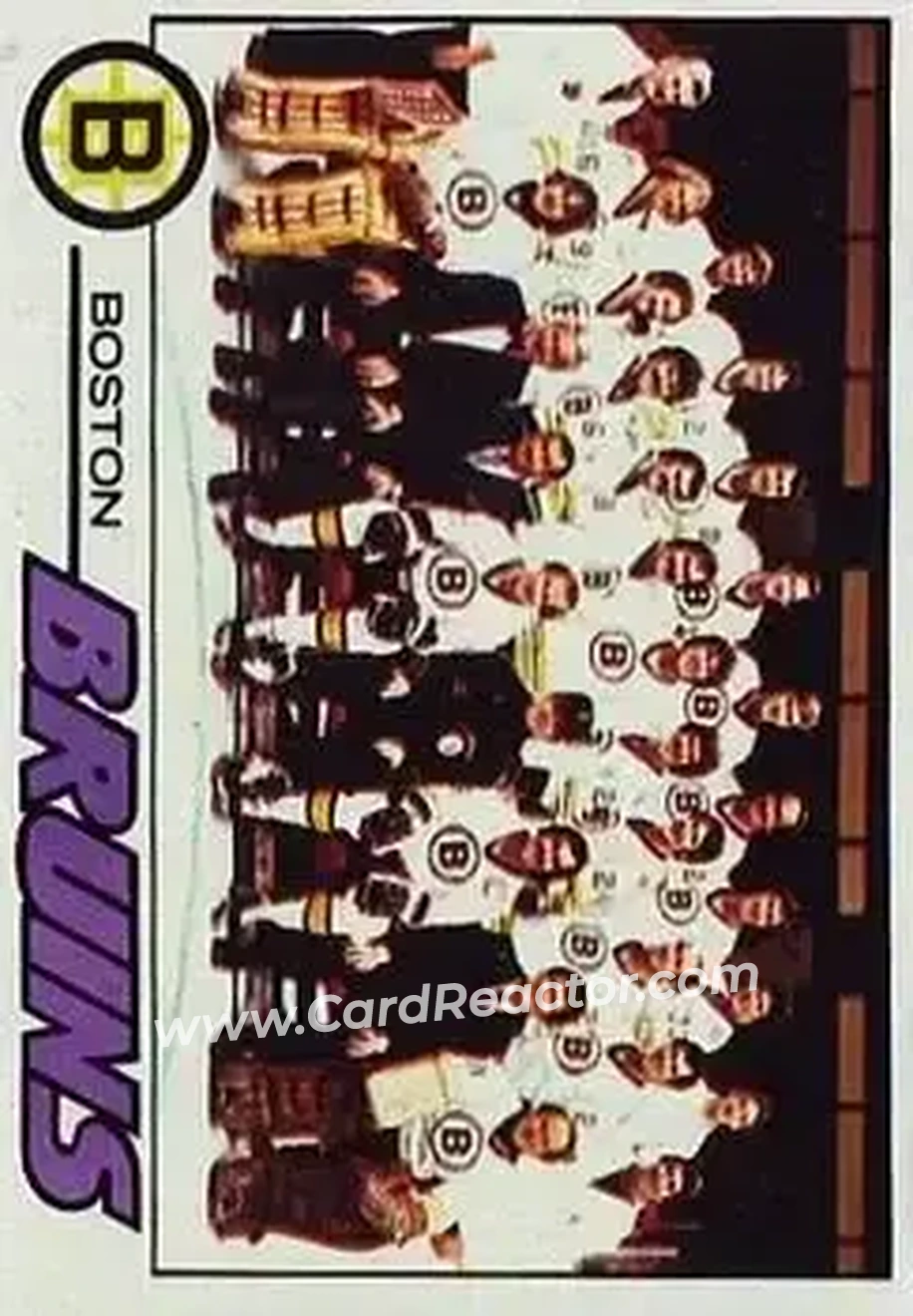 1977-78 Topps #72 - Boston Bruins CL, TC - Boston Bruins - Boston Bruins - Front 1977-78 Topps #72 - Boston Bruins CL, TC - Boston Bruins - Boston Bruins - Front