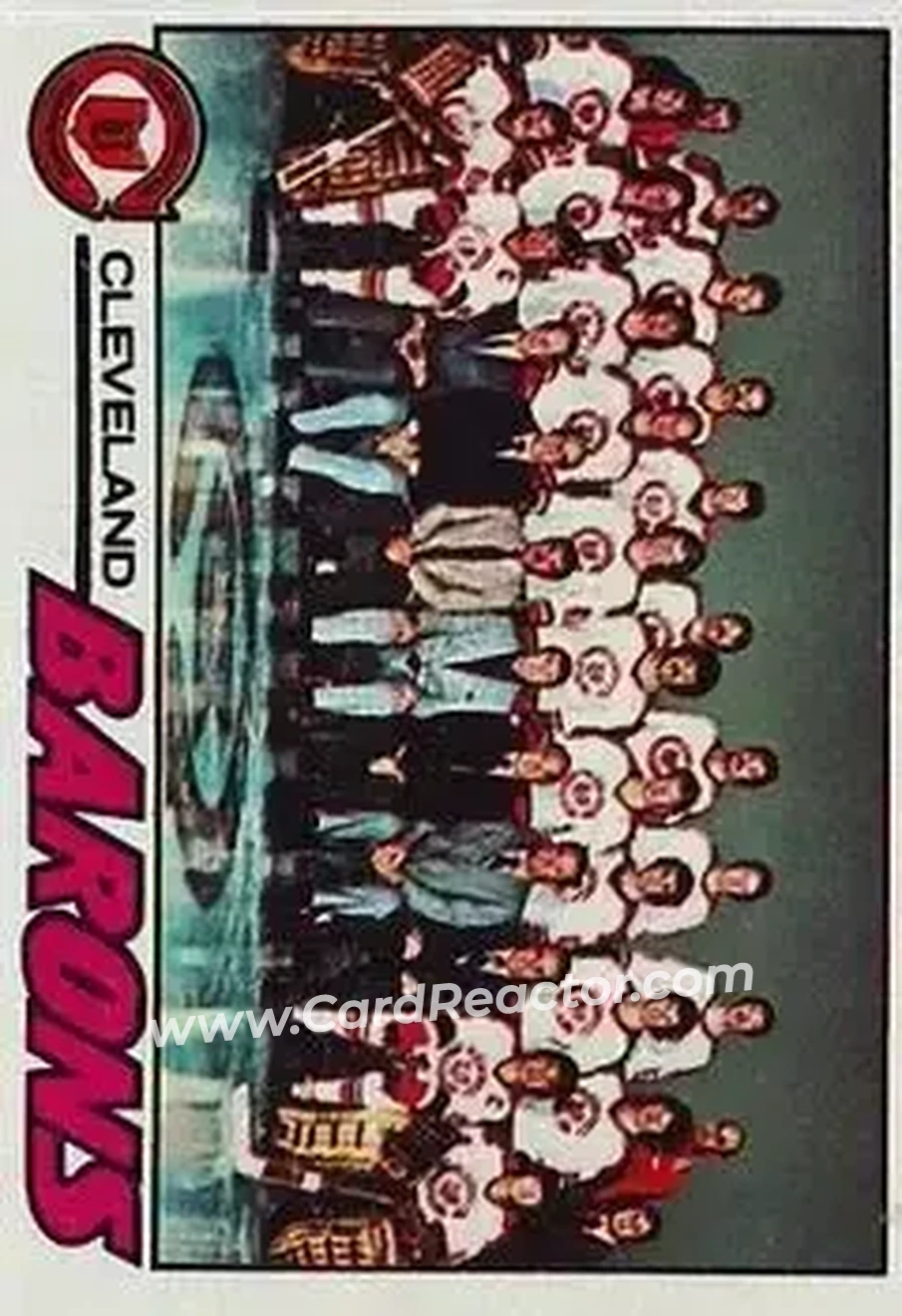 1977-78 Topps #75 - Cleveland Barons CL, TC - Cleveland Barons - Cleveland Barons - Front
